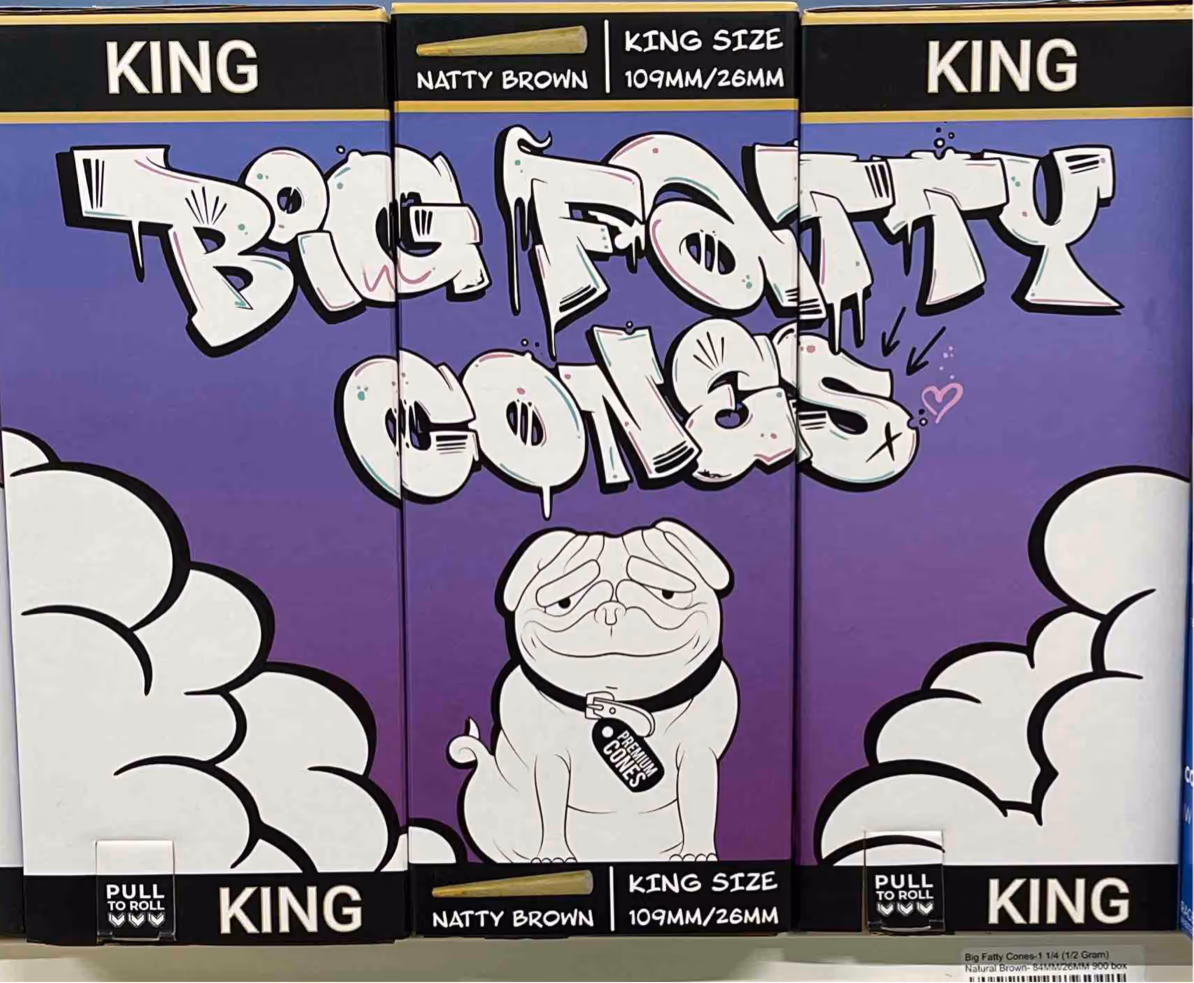 109mm | King Size | Natural Raw Brown