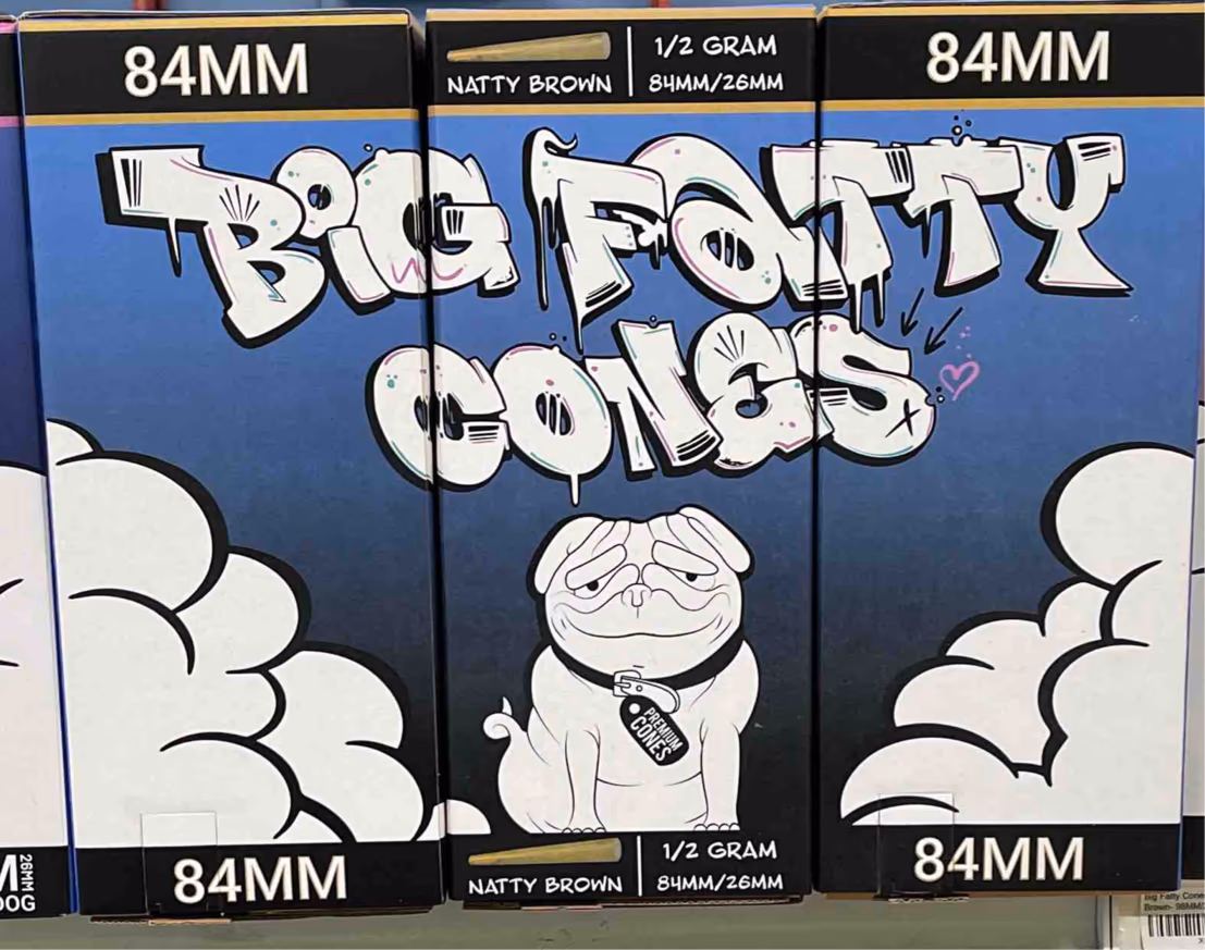 1 1/4 | .5 Gram, 84mm | Natural Raw Brown