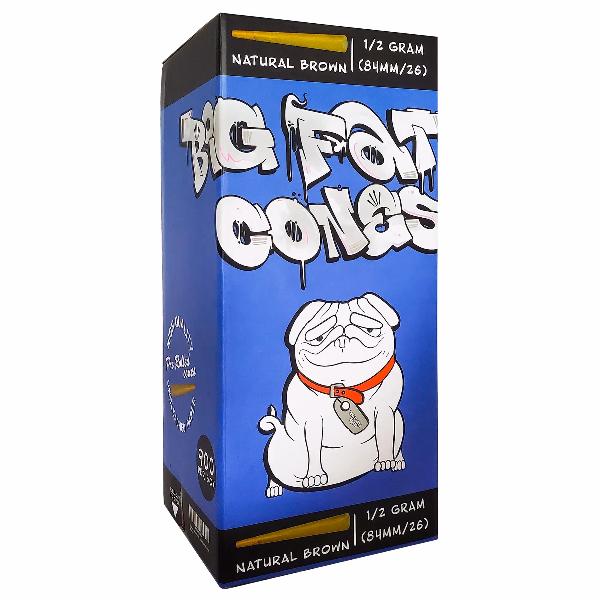 1 1/4 | .5 Gram, 84mm | Natural Raw Brown
