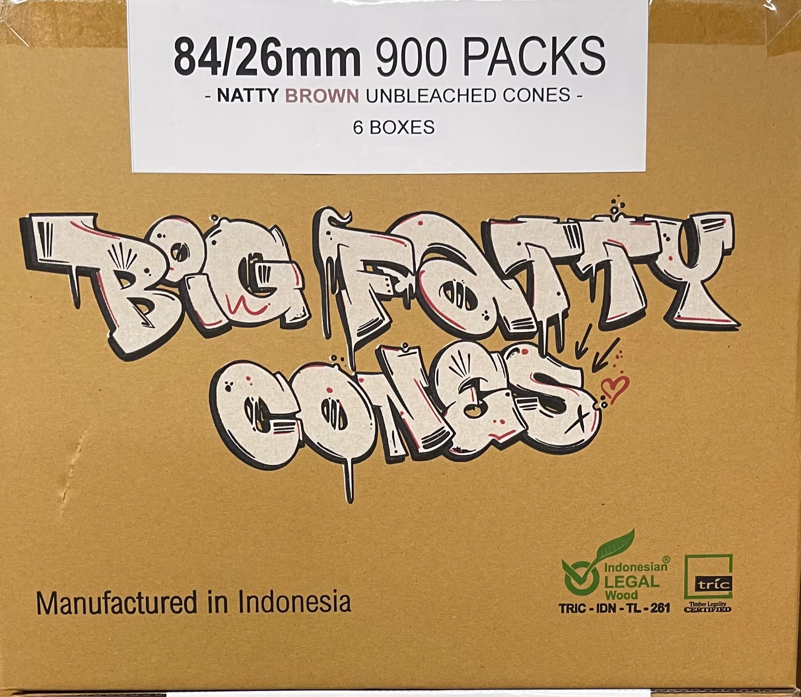 1 1/4 | .5 Gram, 84mm | Natural Raw Brown