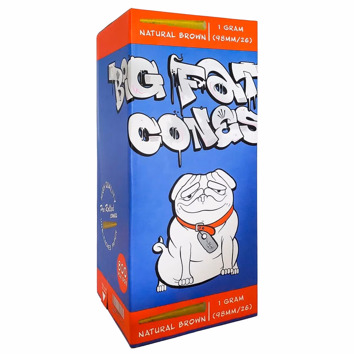 98mm | 1 Gram | Natural Raw Brown