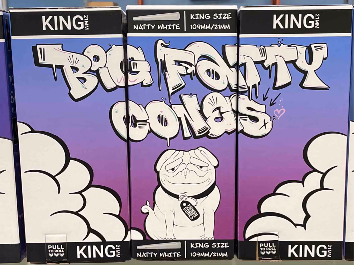 109mm | King Size | Natural Raw White | 800 Pack