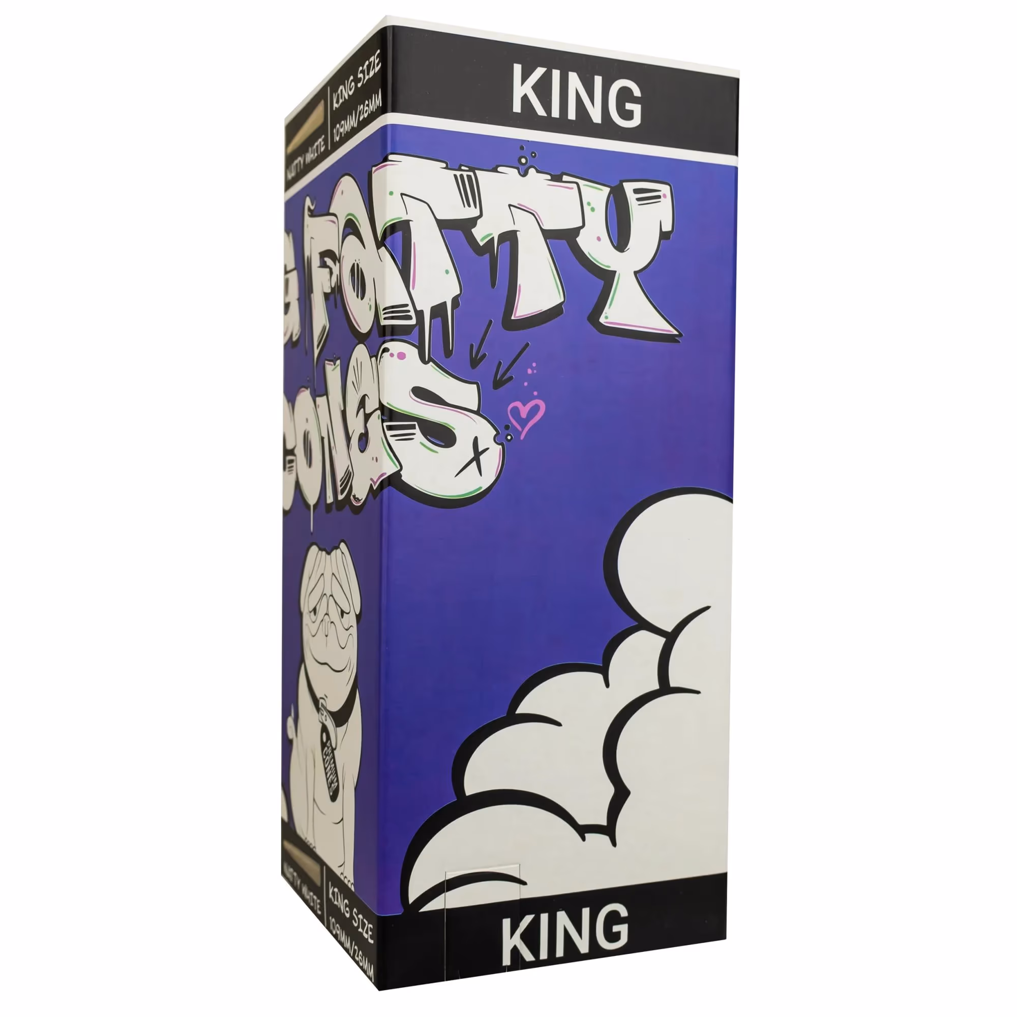 109mm | King Size | Natural Raw White | 800 Pack