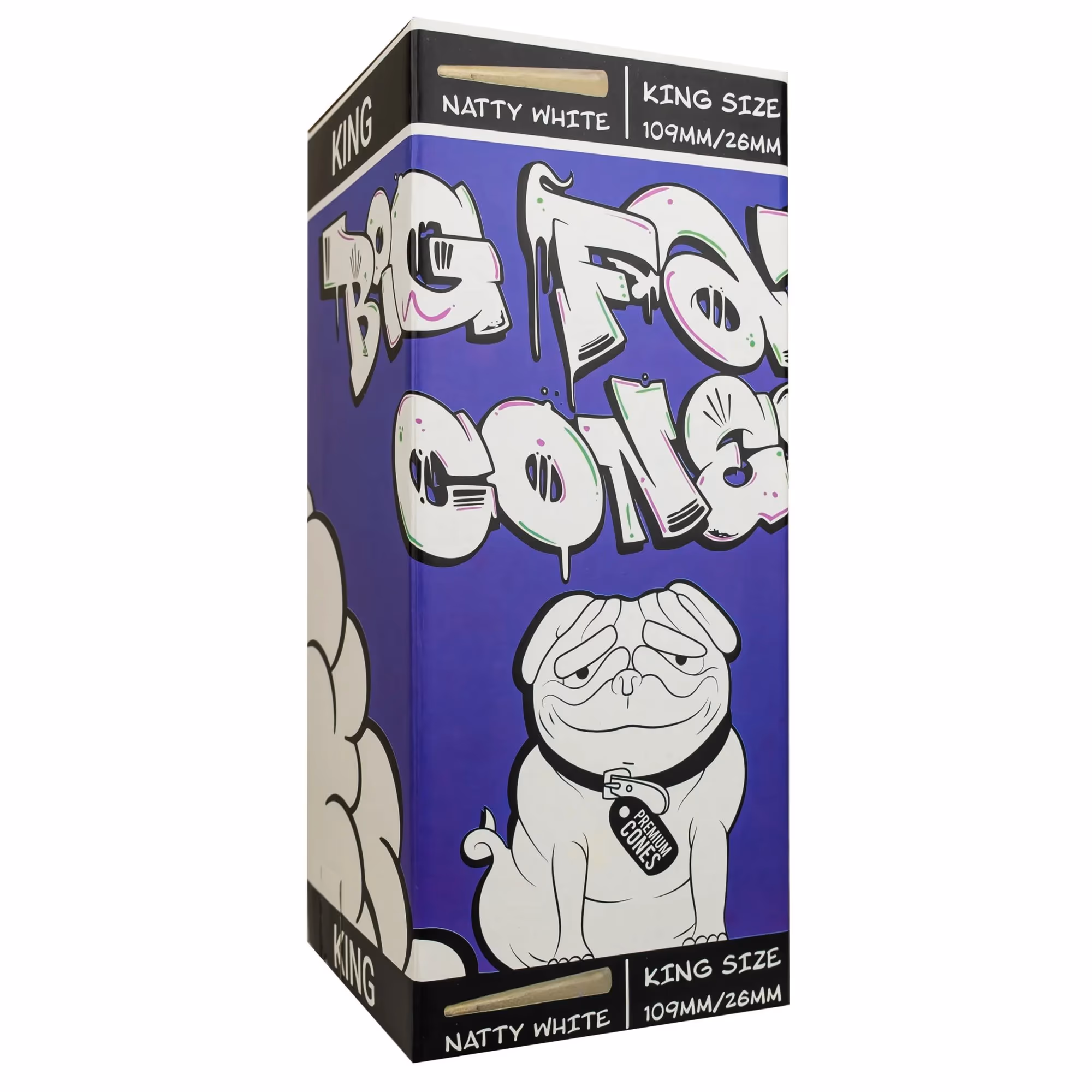 109mm | King Size | Natural Raw White | 800 Pack