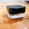 7ML Square Glass Concentrate Jar W/ Child Resistant Lids – Black Lid (486 Qty)