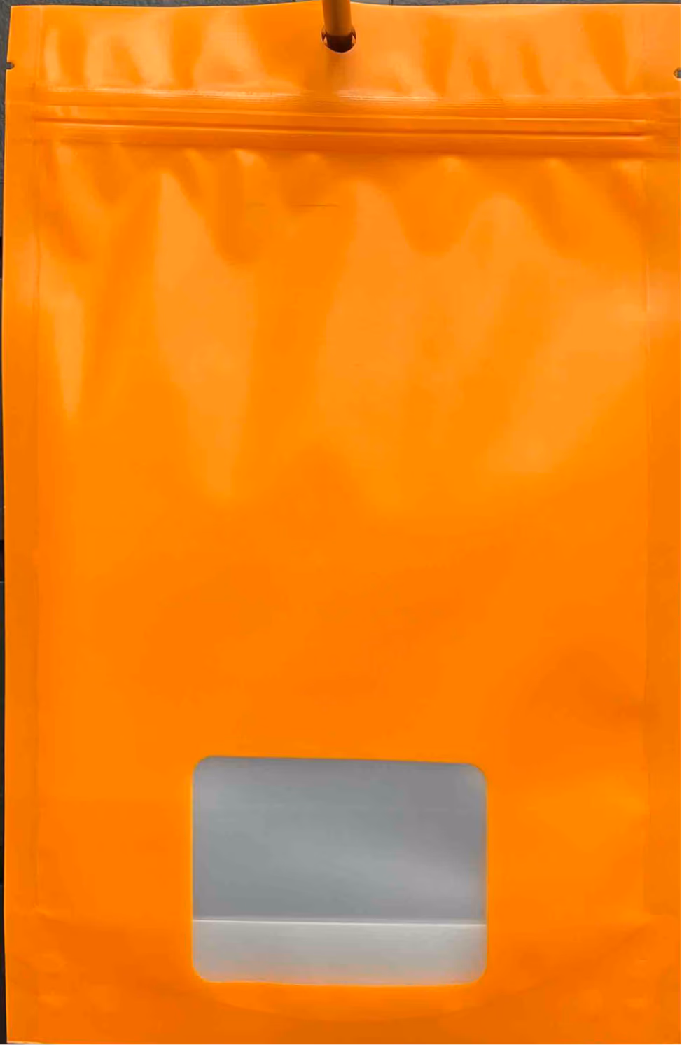 28G Mylar Bags – Sealable Child Resistant – 9" x 6" – Orange Peach (1,500)