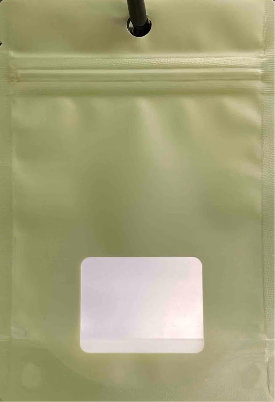 3.5G Mylar Bags – Sealable Child Resistant – 3.5″ x 5″ – Olive (4,500)