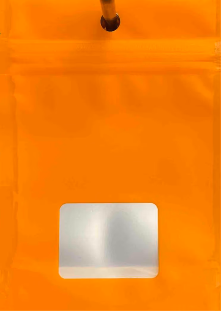 3.5G Mylar Bags – Sealable Child Resistant – 3.5″ x 5″ – Orange Peach (4,500)