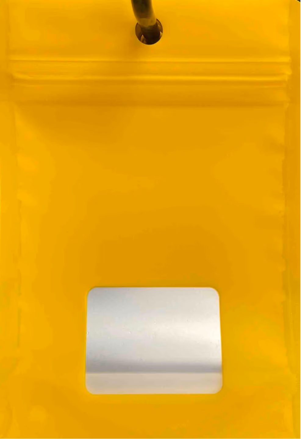 3.5G Mylar Bags – Sealable Child Resistant – 3.5″ x 5″ – Pineapple Yellow (4,500)