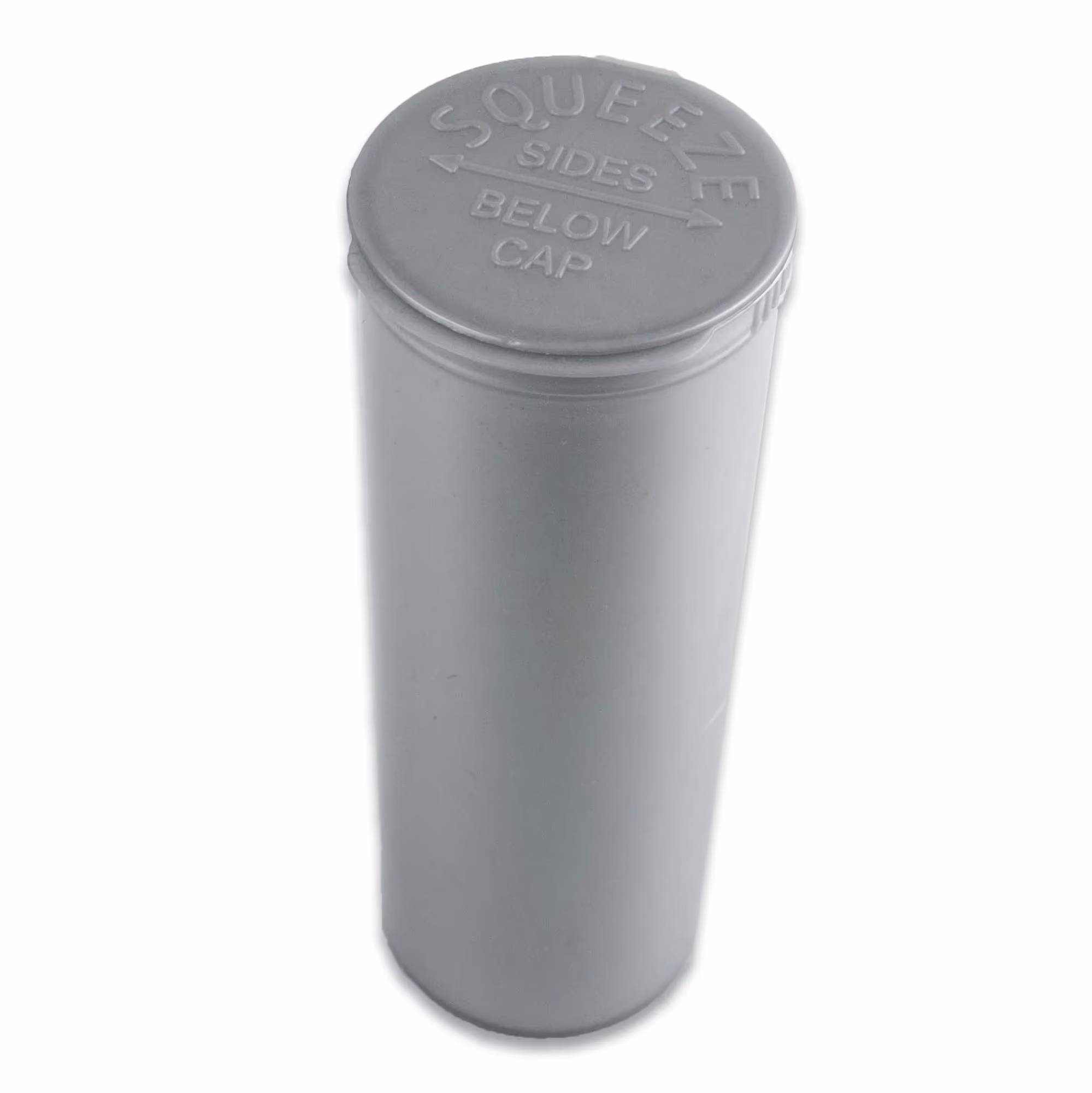 60 Dram Child Resistant Pop-Top Tubes – Silver Opaque (75 Qty)