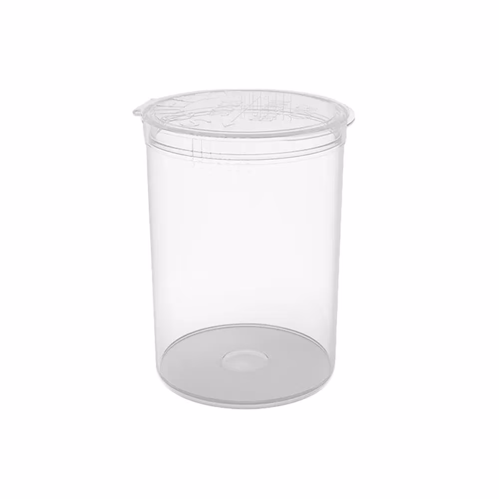 30 Dram Child Resistant Pop-Top Tubes – Clear Translucent (160 Qty)